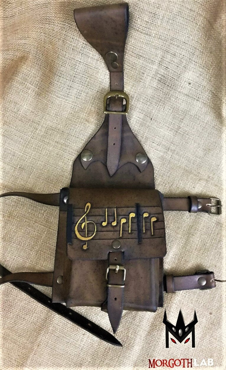Festival-ready handmade leather bag, perfect for carrying essentials with a stylish and comfortable fit