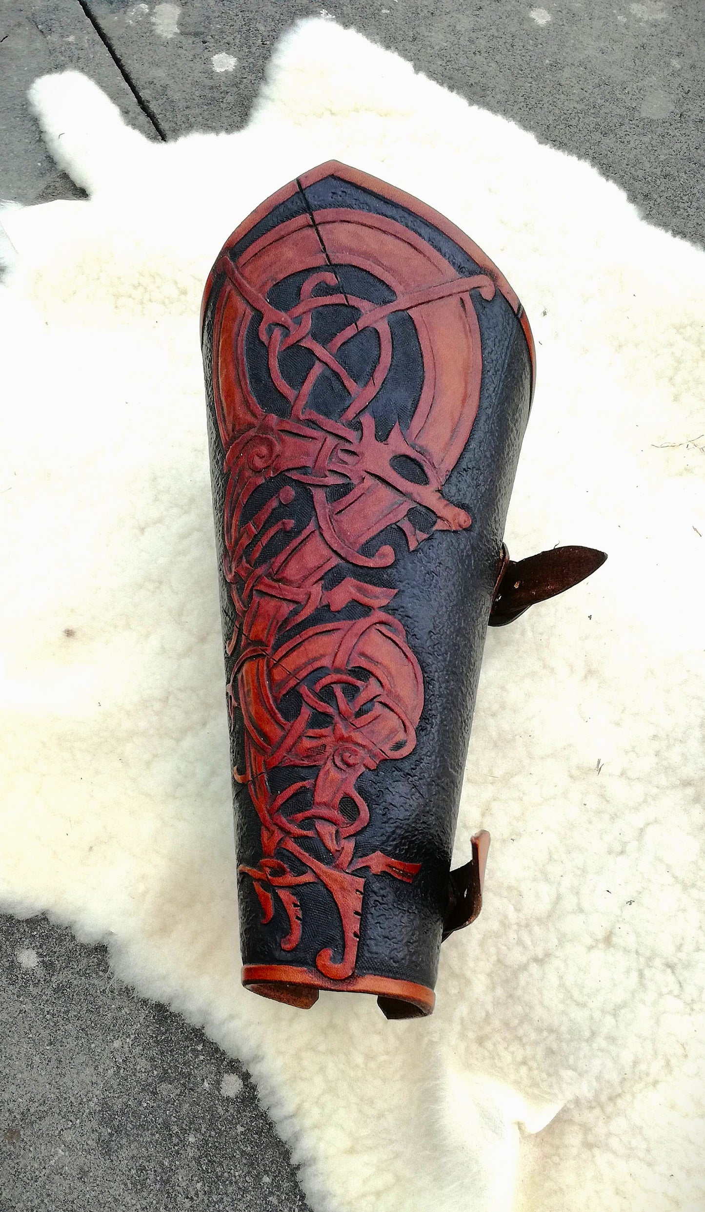 Handcrafted Leather Bracelets – Celtic Knot Custom Engraving Bracer
