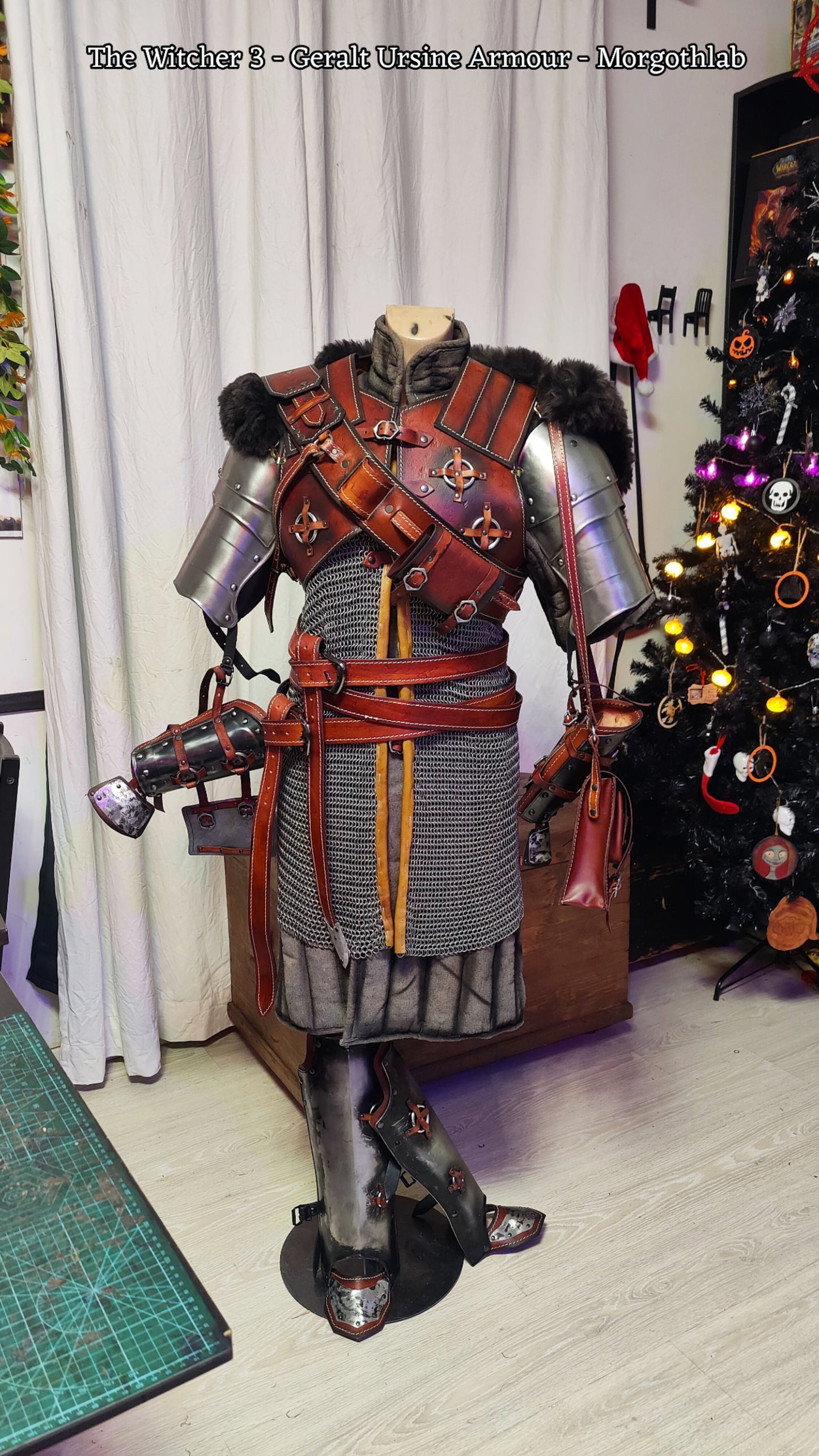 The Witcher 3 Geralt Grandmaster Ursine Armor - Custom Handmade Cosplay Set ⚔️