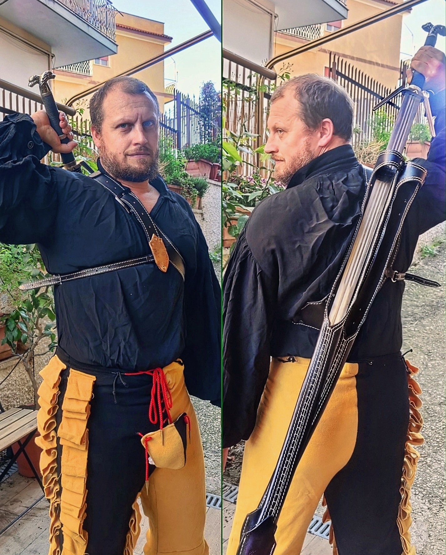 Back Sword Sheath - The Witcher 3 Geralt of Rivia inspired Scabbards