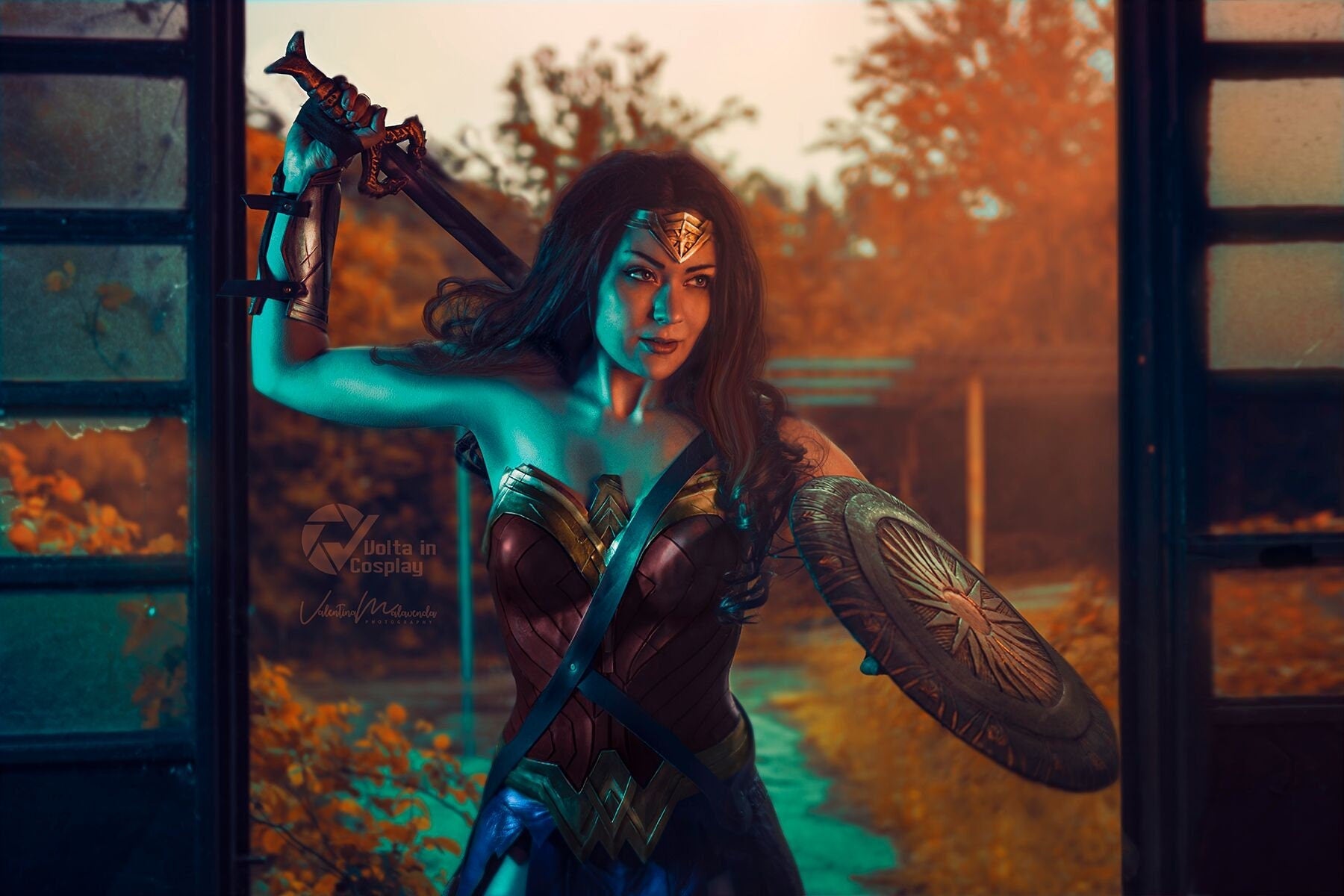Achieve superhero status with this Wonder Woman full armor set and foam bracers. Durable and comfortable for hours of cosplay.
