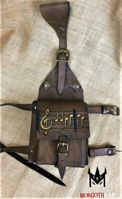Festival-ready handmade leather bag, perfect for carrying essentials with a stylish and comfortable fit