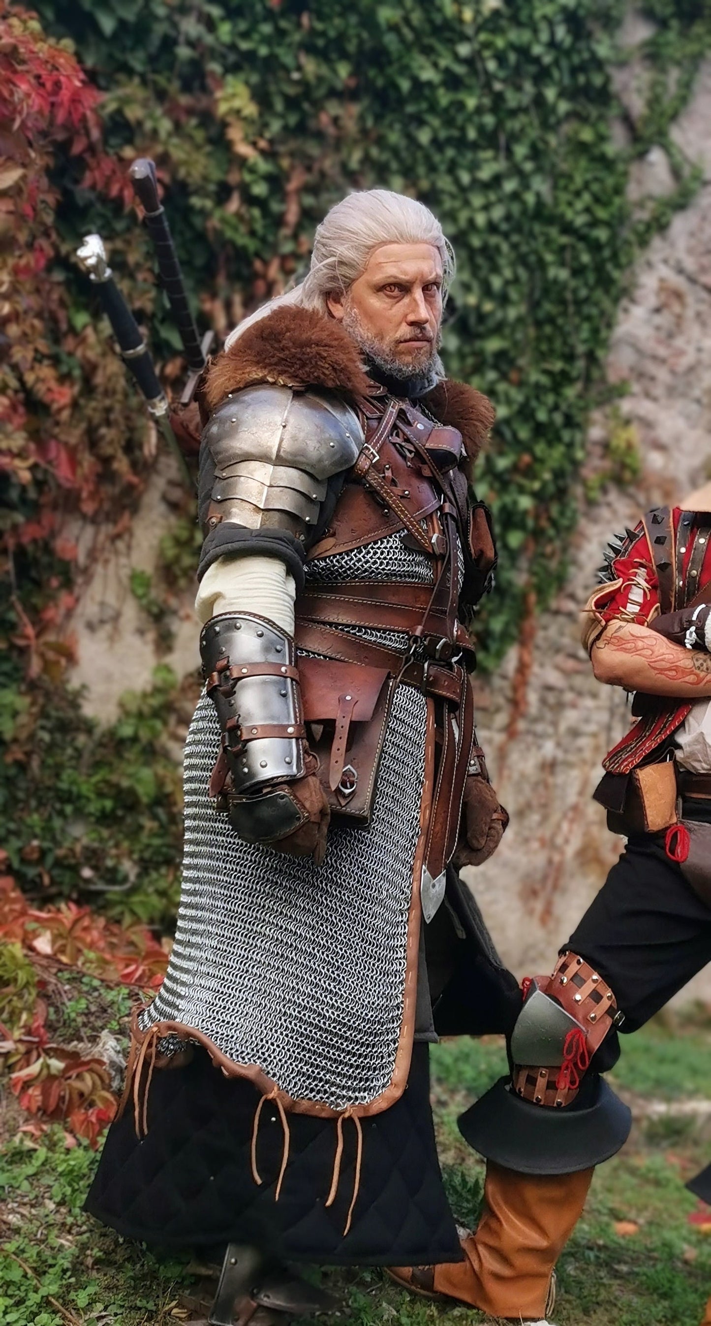 Armatura dell'Orso The Witcher Geralt design personalizzato fatto a mano - set completo costume cosplay