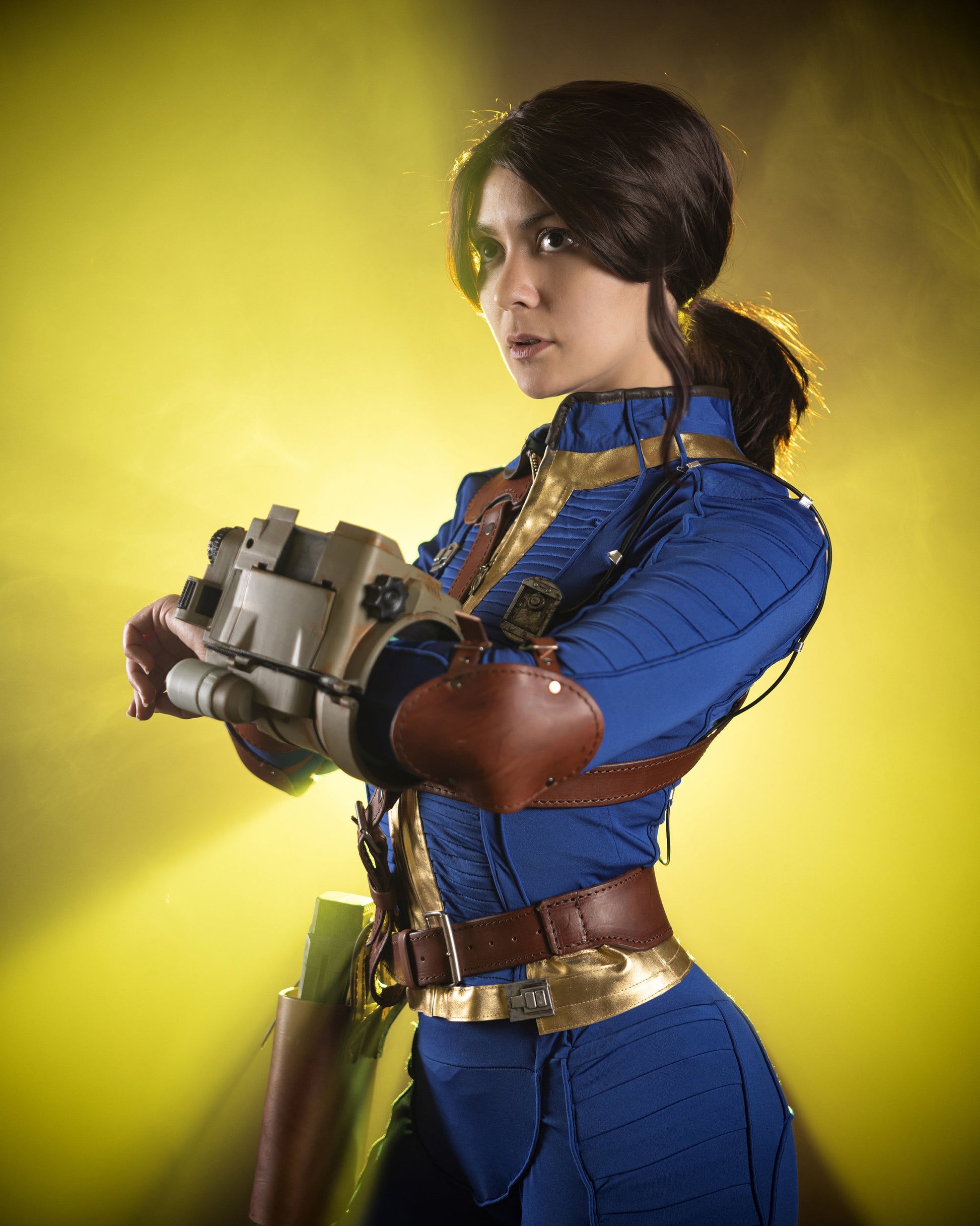 Fallout Lucy MacLean cosplay armor, custom wasteland leather armor