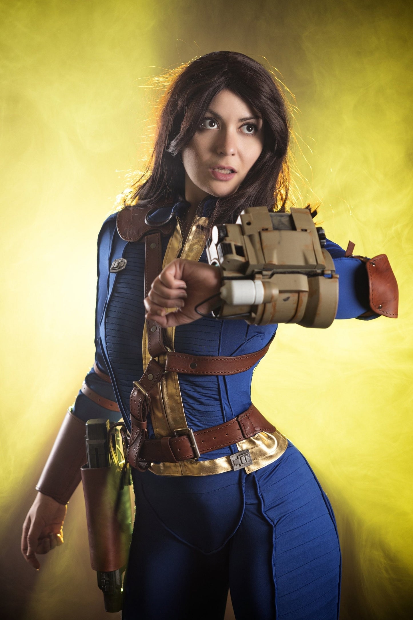 Fallout Lucy MacLean cosplay armor, custom wasteland leather armor