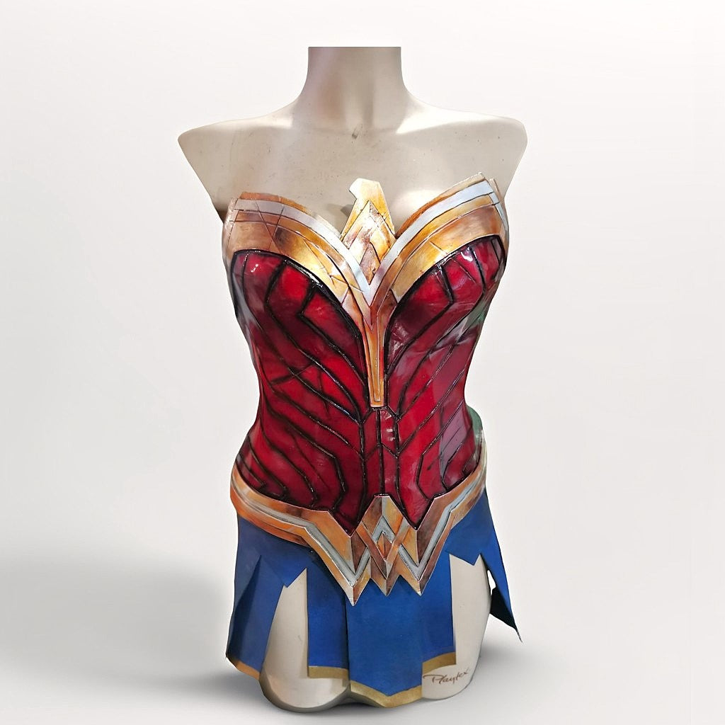 Wonder Woman corset cosplay costume dccomics hd foam Gal Gadot comic convention for her Justice League armor custom size high quality armour