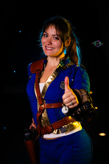 Fallout Lucy MacLean Cosplay Armor - Custom size Wasteland Leather Harness