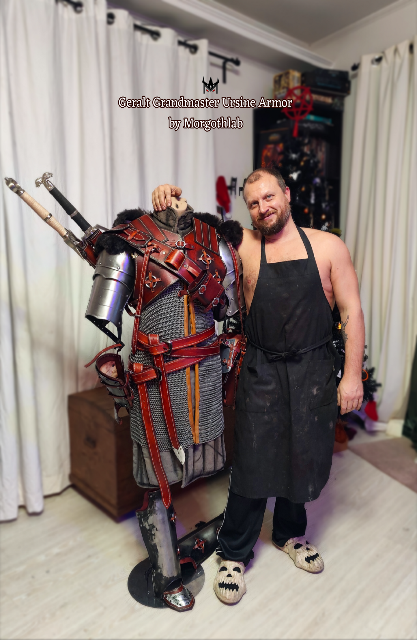 The Witcher 3 Geralt Grandmaster Ursine Armor - Custom Handmade Cosplay Set ⚔️