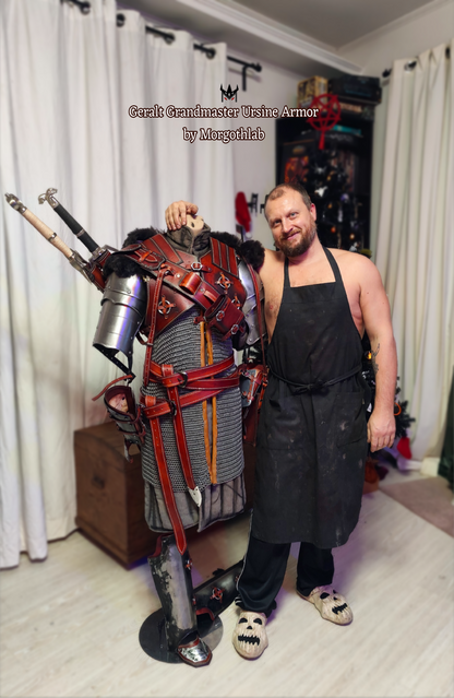 The Witcher 3 Geralt Grandmaster Ursine Armor - Custom Handmade Cosplay Set ⚔️