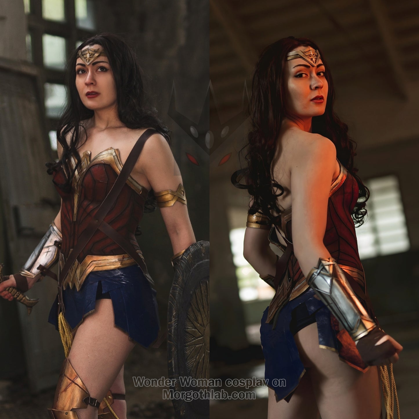 Wonder Woman Corset & Skirt - Handmade Custom Size Cosplay Costume Armor