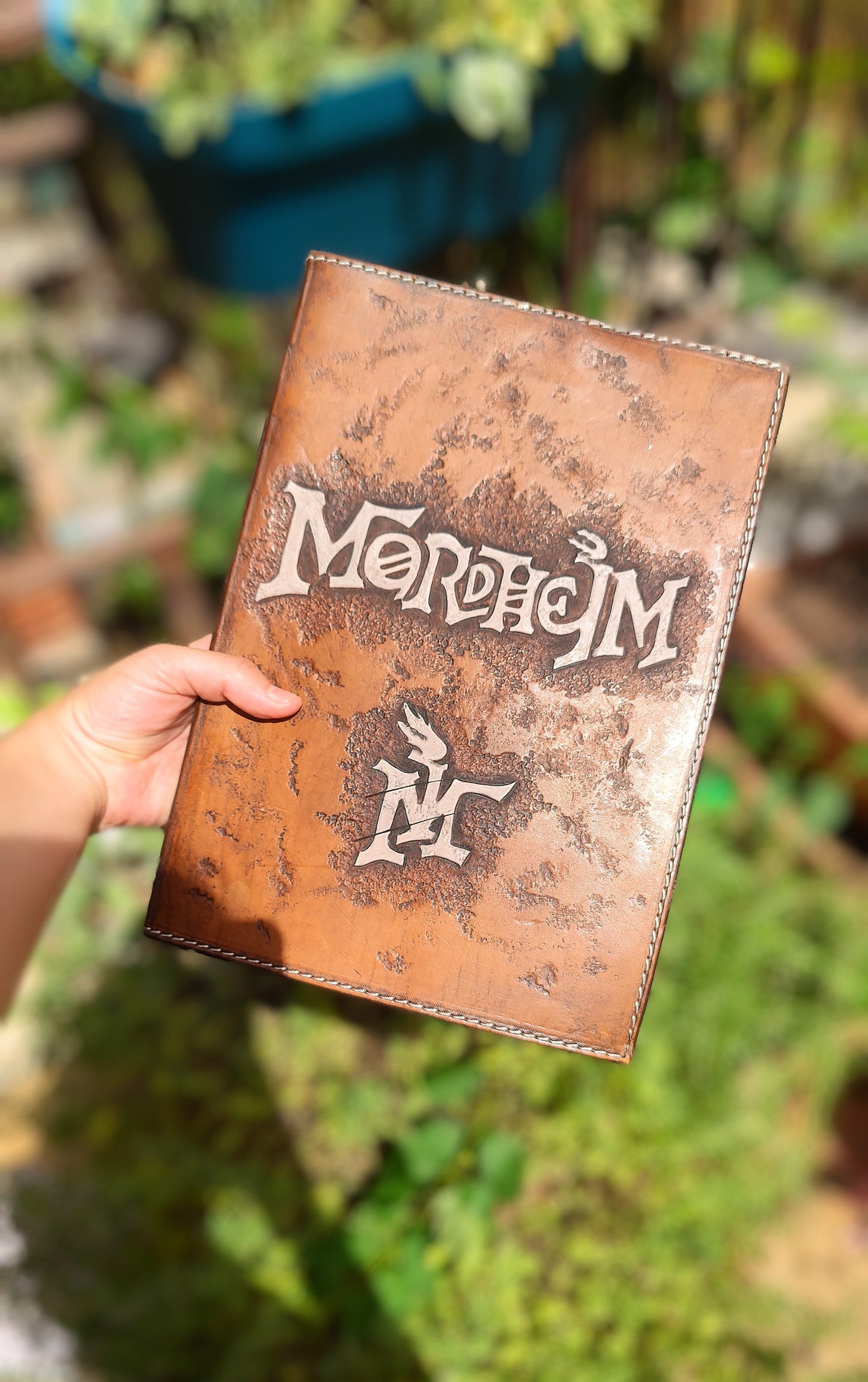 DnD & co. Leather Rulebook Cover - Handmade Custom Tabletop Sleeve