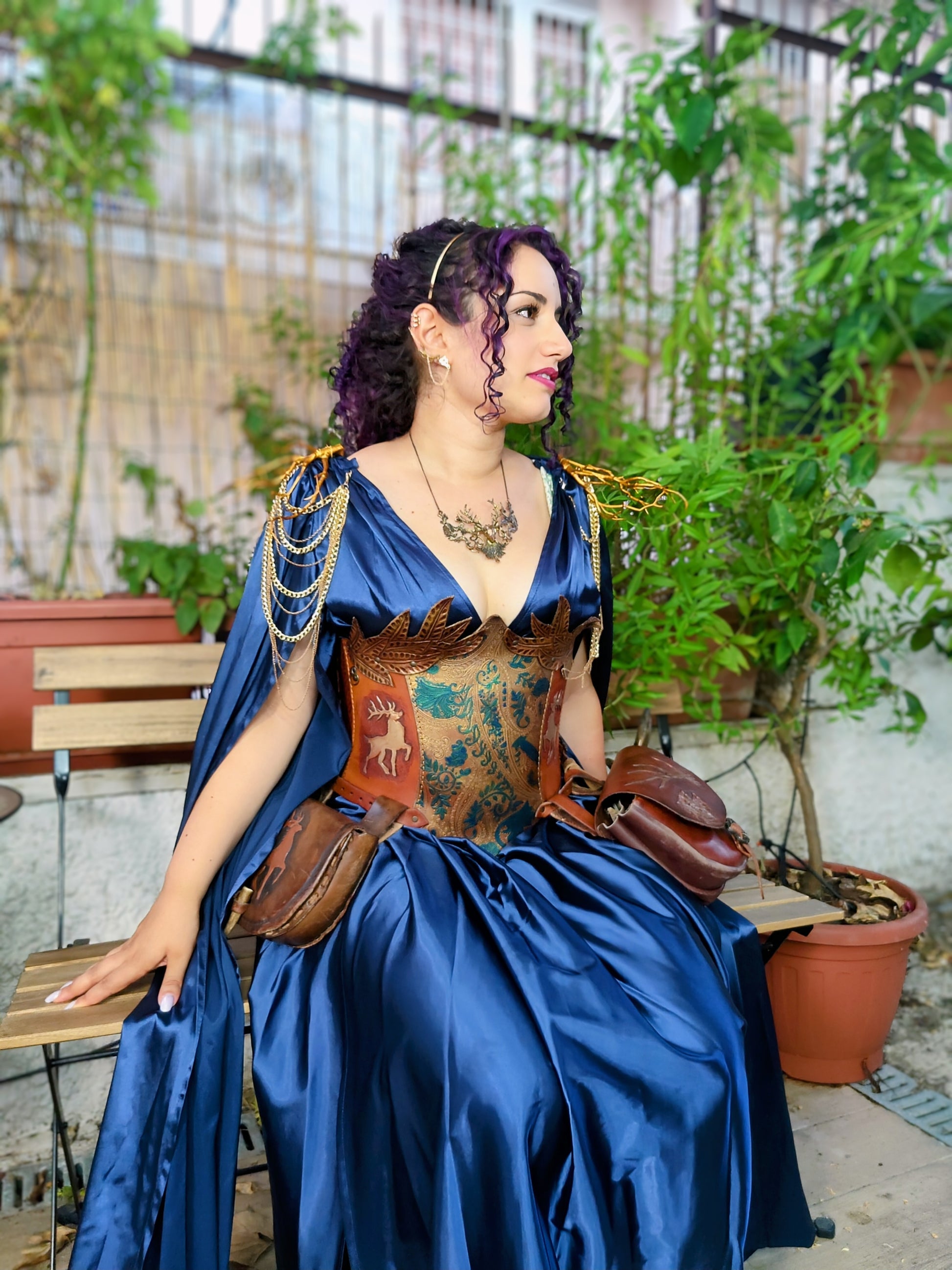 Exclusive leather corset for fantasy costumes, crafted with attention to detail and long lasting craftsmanship